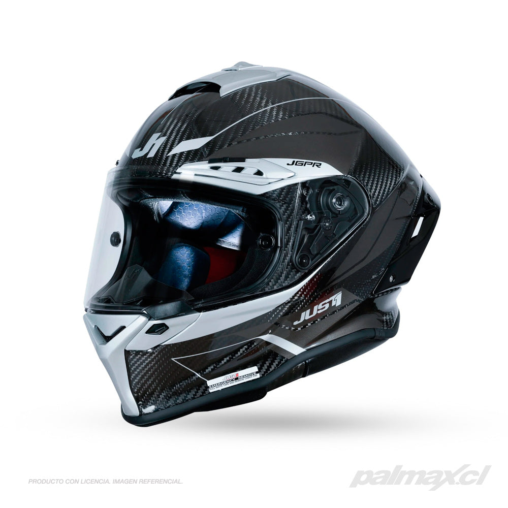 Casco motocross / enduro modelo J-39 Poseidón Fluo Yellow Red | Just 1