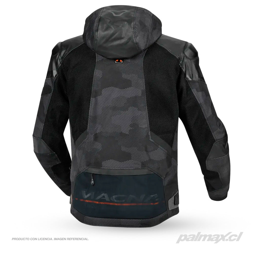 Chaqueta de moto Bradical Black / Camo | Macna