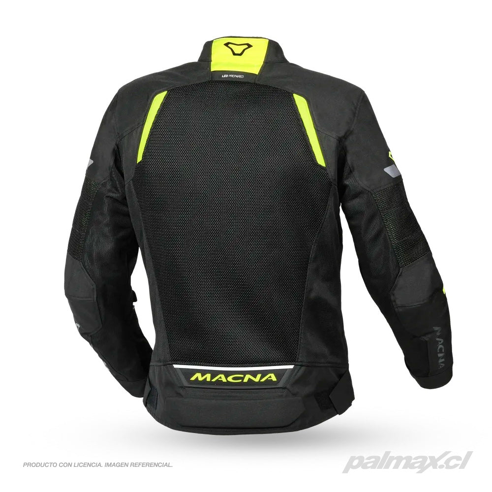 Chaqueta verano modelo Tondo. Color negro/fluo | Macna