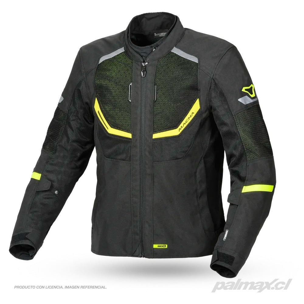 Chaqueta verano modelo Tondo. Color negro/fluo | Macna