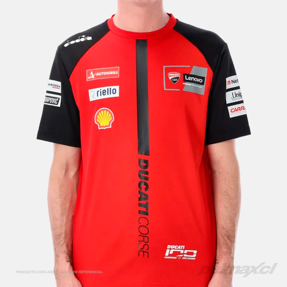 Polera / Camiseta Team Ducati Lenovo 2026 – Oficial MotoGP | GP Racing Apparel