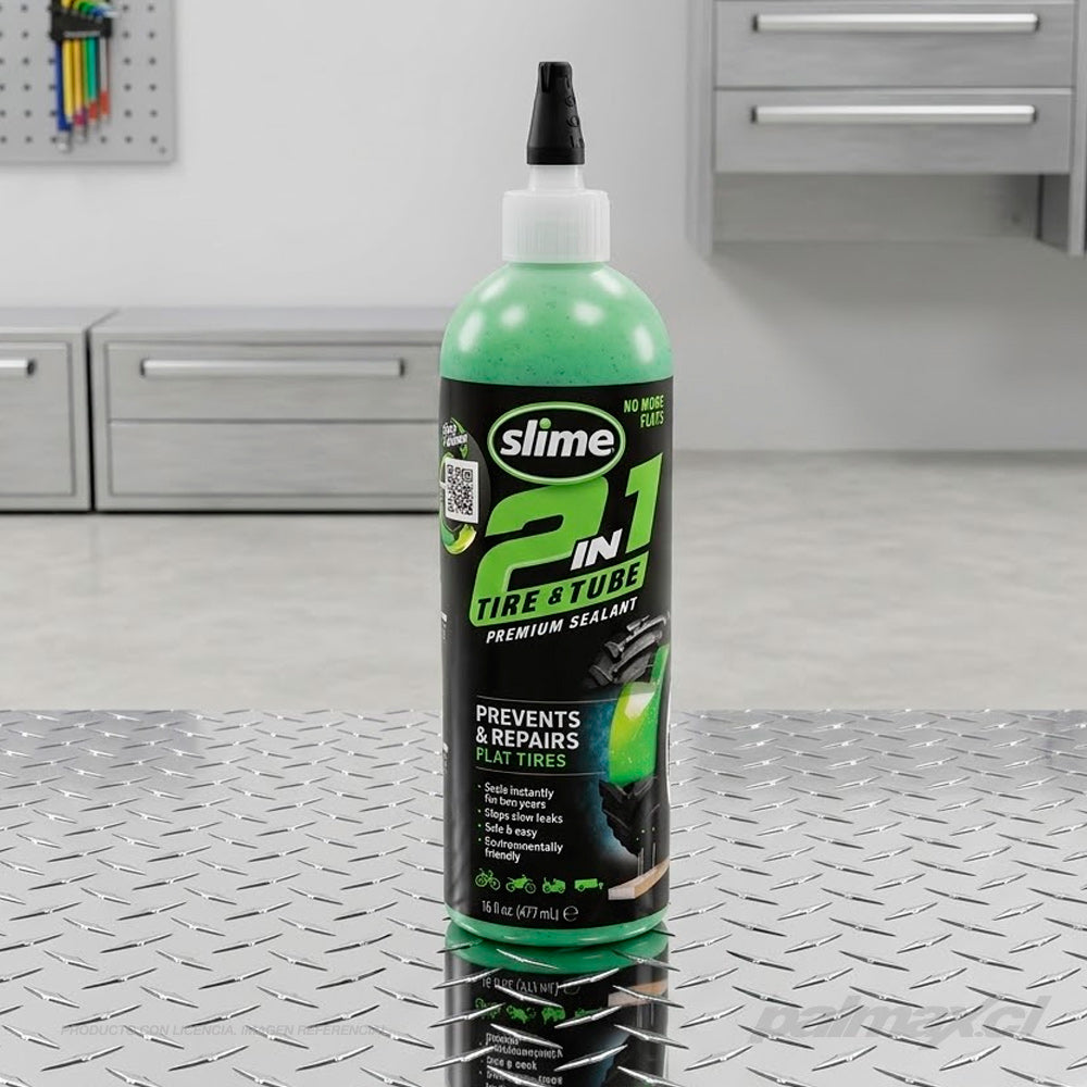 Sellador 2 en 1 para neumáticos y cámaras - 16 oz. | Slime