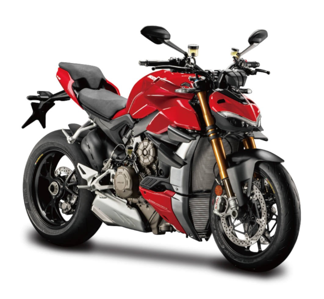 Moto a escala 1:12 Ducati Street Figther V4 | New Ray