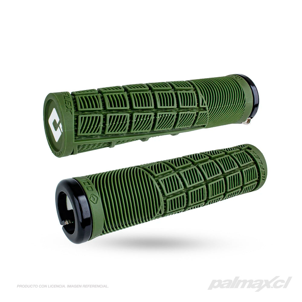 Puños con bloqueo REFLEX Lock-On para MTB, BMX, ATV (135mm) Pancake | Odi Grips