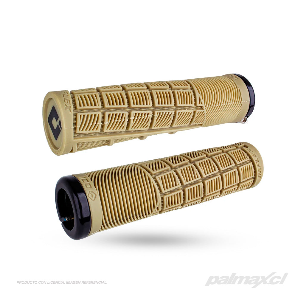 Puños con bloqueo REFLEX Lock-On para MTB, BMX, ATV (135mm) Pancake | Odi Grips