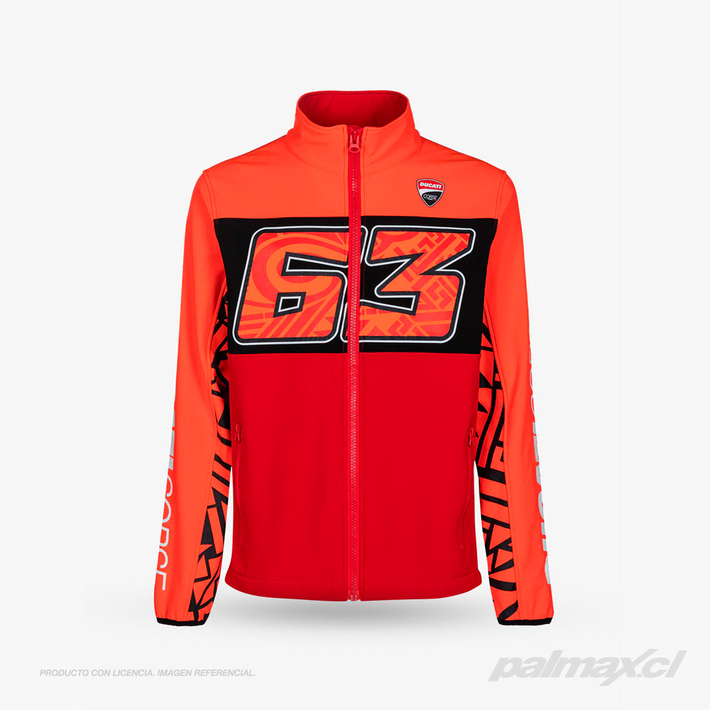 Chaqueta softshell Ducati 63 Bagnaia GoFree | VR46