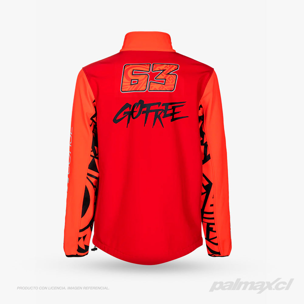Chaqueta softshell Ducati 63 Bagnaia GoFree | VR46