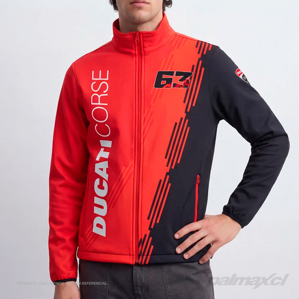Chaqueta softshell Bagnaia 63 Ducati Corse | VR46