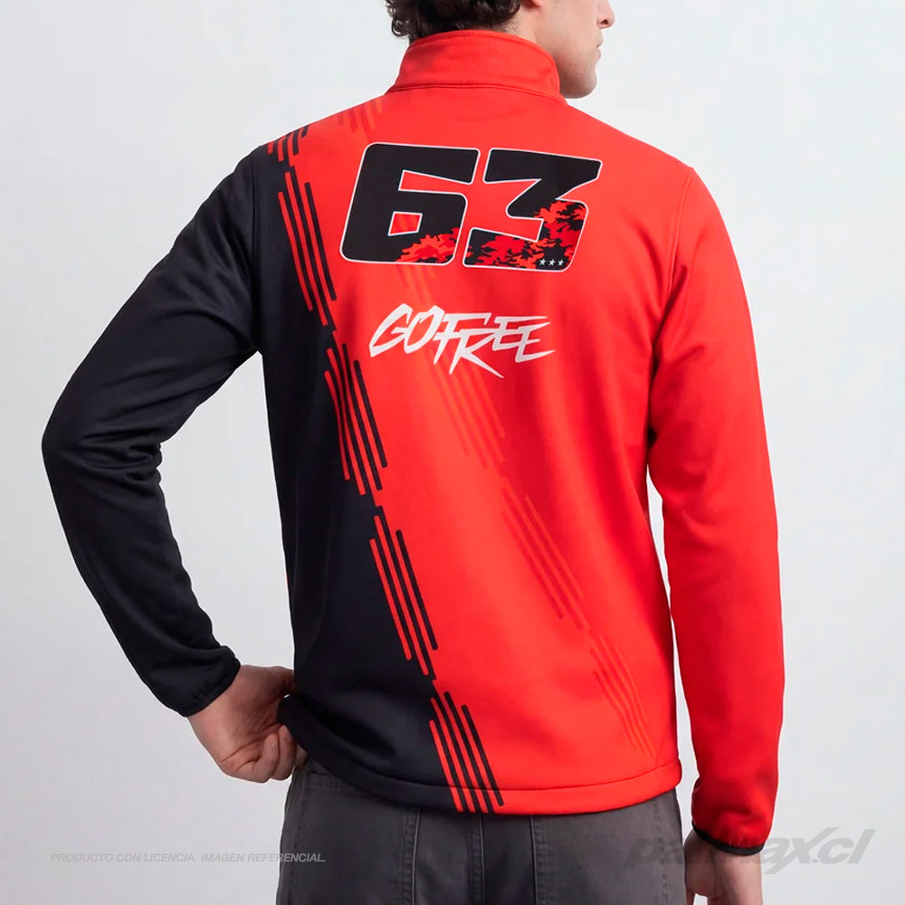 Chaqueta softshell Bagnaia 63 Ducati Corse | VR46