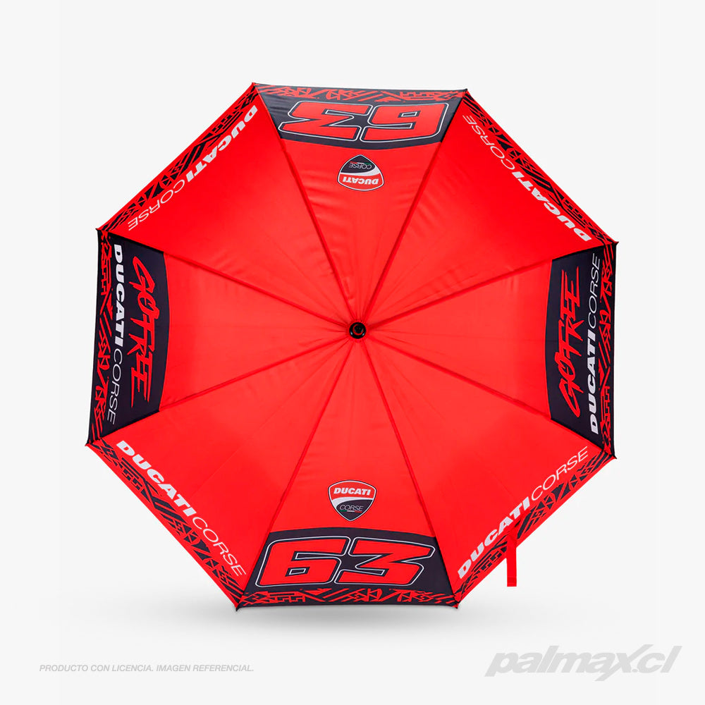 Paraguas/Sombrilla Tribal Pecco Bagnaia 63 Ducati Corse | VR46