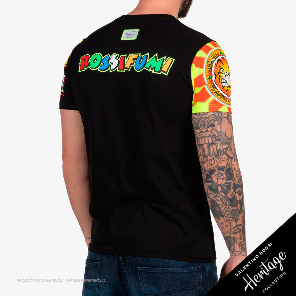Polera / camiseta Sol y Luna Rossifume Heritage | VR46