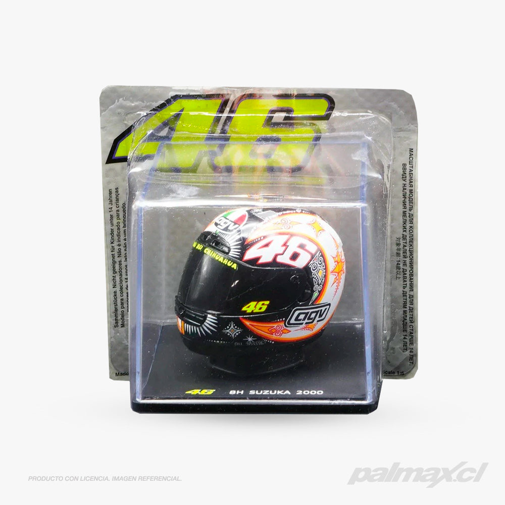 Casco de colección 1:5 Valentino Rossi 8H Suzuka 2000 | VR46
