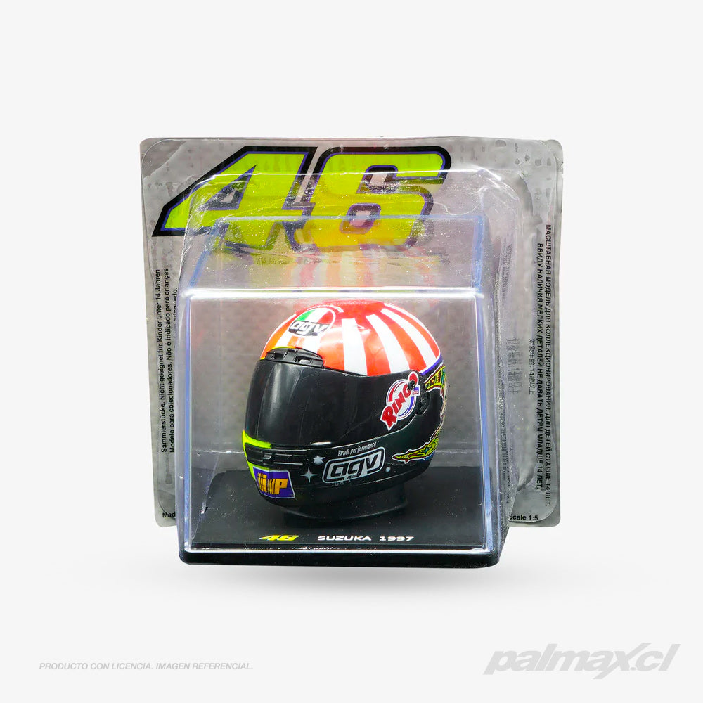 Casco de colección 1:5 Valentino Rossi GP Suzuka 1997 | VR46