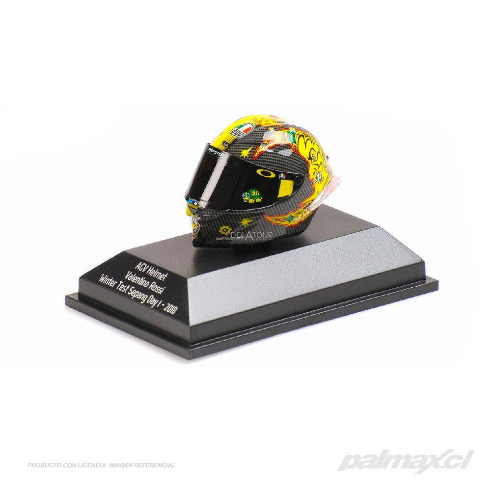 Casco de colección 1:8 Valentino Rossi Winter Test Sepang 2018 (Dia 1) | VR46