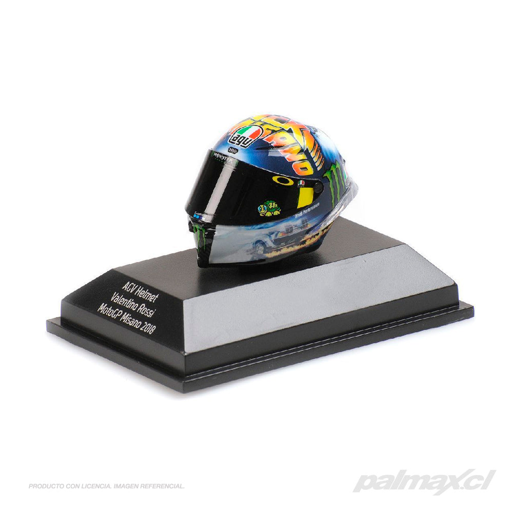 Casco de colección 1:8 Valentino Rossi GP Misano 2018 | VR46
