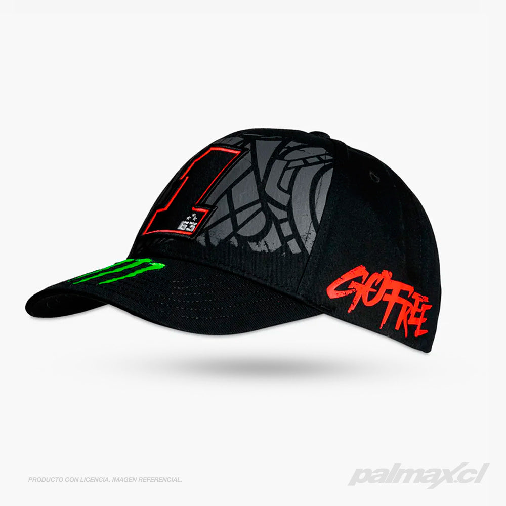 Gorra Trucker "1" Go Free Pecco Bagnaia Monster Energy | VR46