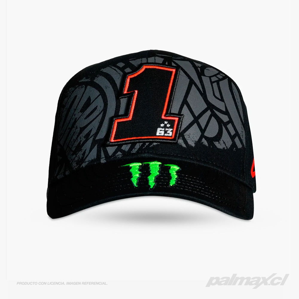 Gorra Trucker "1" Go Free Pecco Bagnaia Monster Energy | VR46