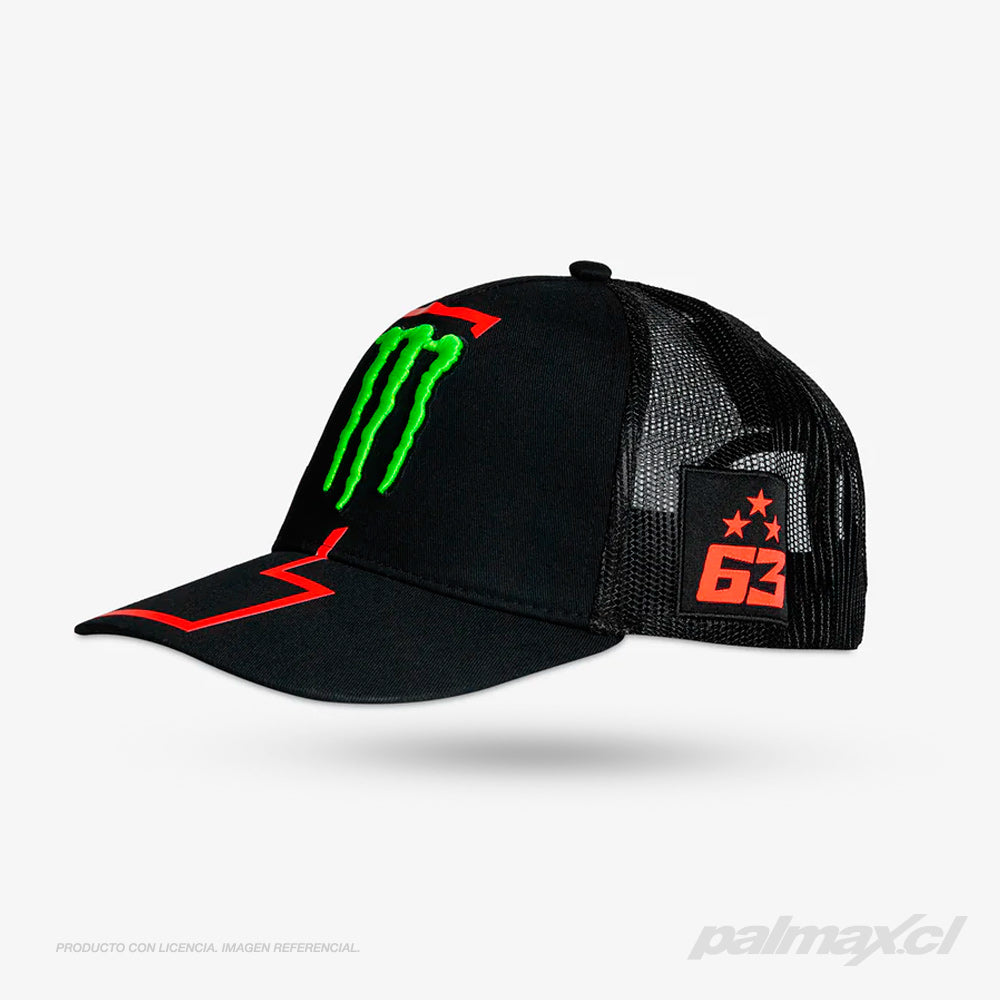Gorra Trucker Pecco Bagnaia "1" Monster Energy | VR46