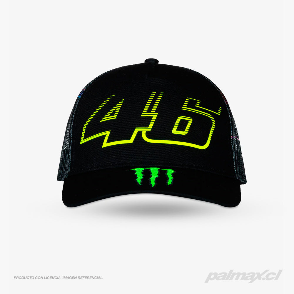 Gorra trucker visera curva Monster Energy Car 46  | VR46
