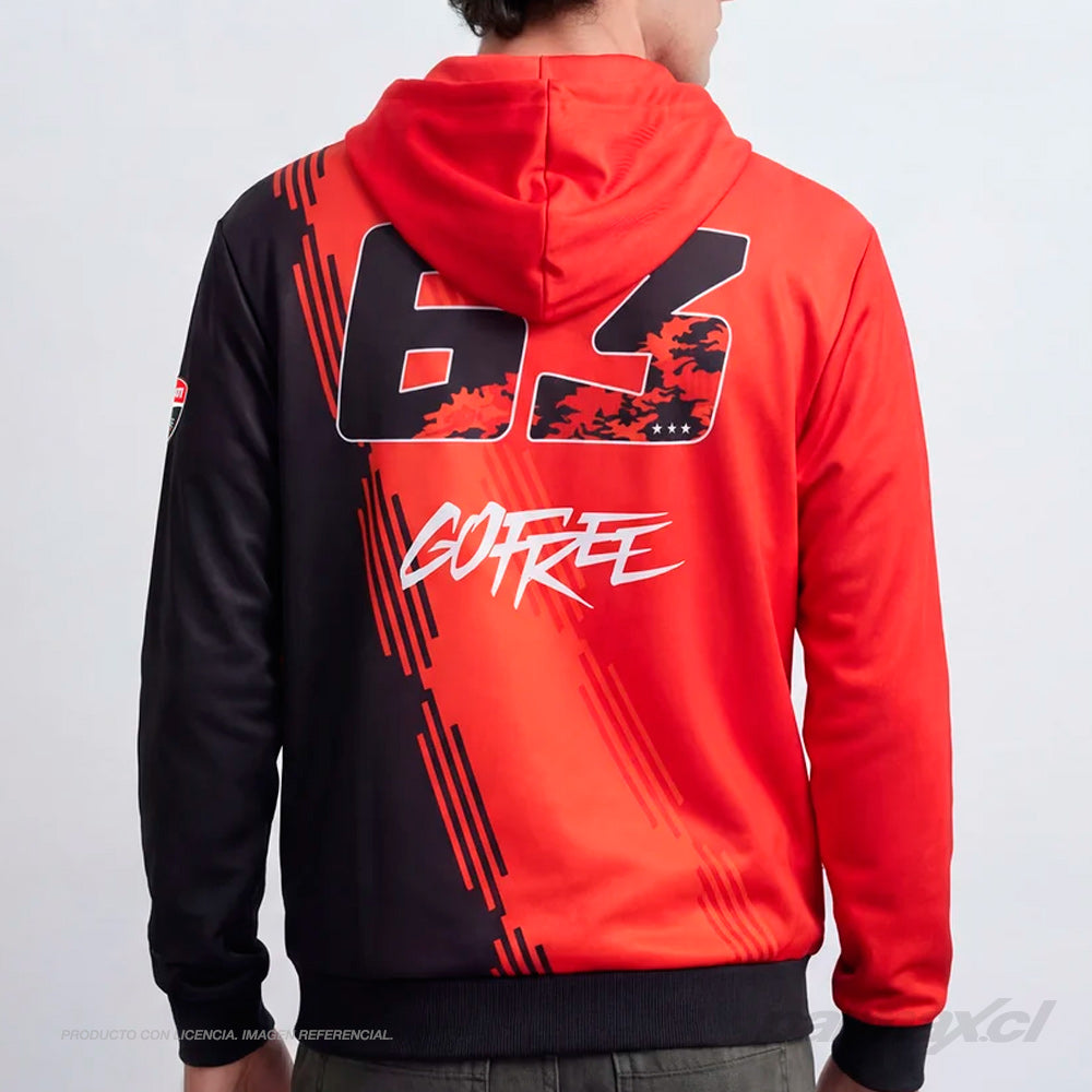 Poleron / Sudadera Bagnaia 63 Ducati Corse | VR46