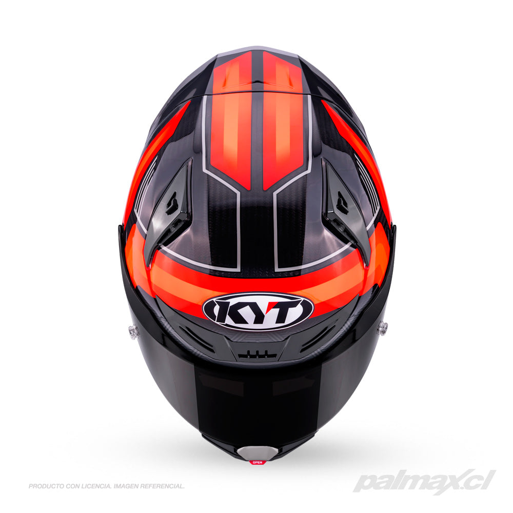 Casco integral de carbono para carrera R1R Accelerator Red | KYT Helmets