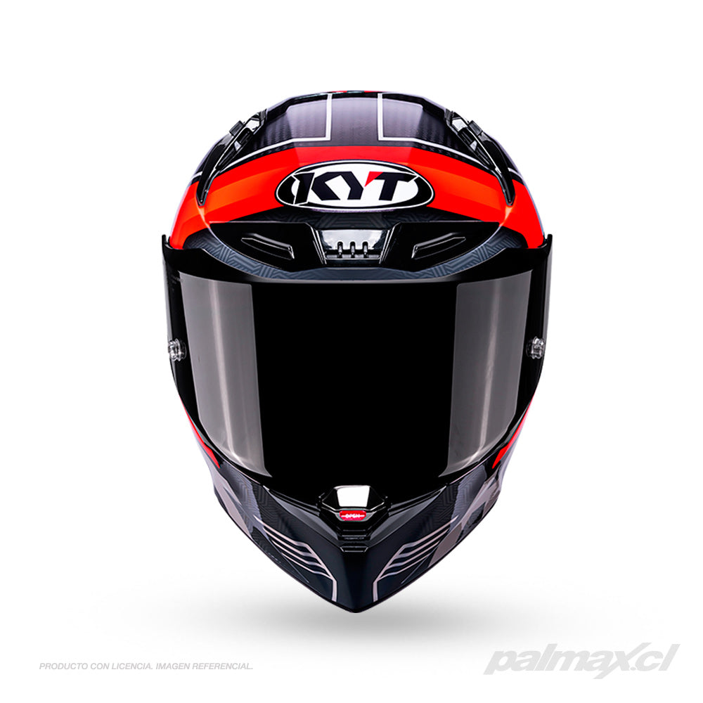 Casco integral de carbono para carrera R1R Accelerator Red | KYT Helmets