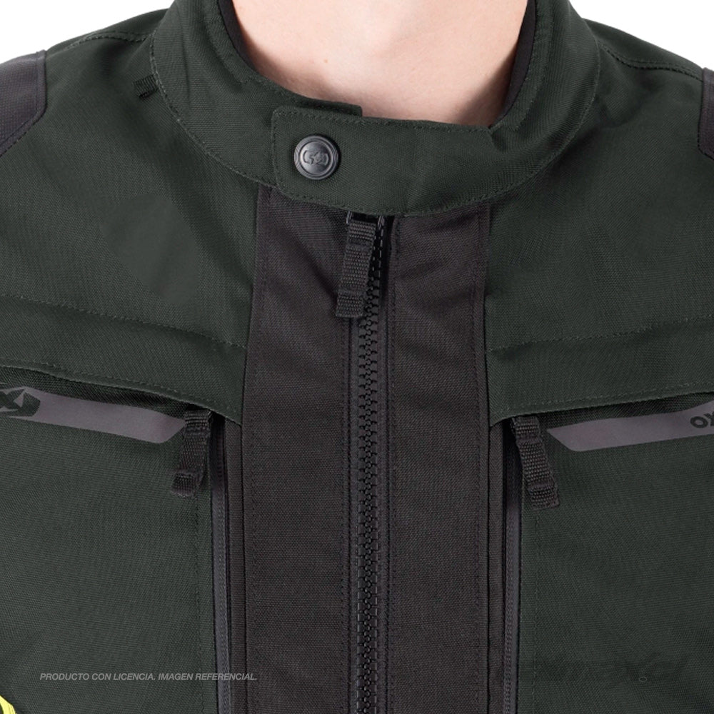 Chaqueta adventure TORONTO 1.0 Black Green Fluo | Oxford Products