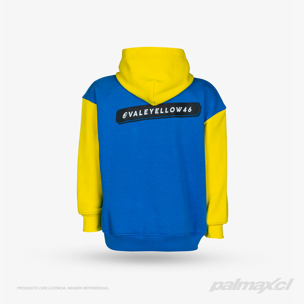 Poleron / sudadera infantil con capucha @valeyellow46 | VR46