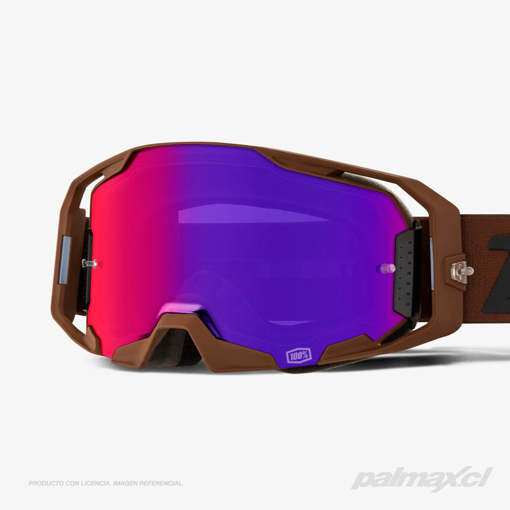 Antiparra Off-Road modelo ARmatic Salcedo Purple Lens | 100 Percent