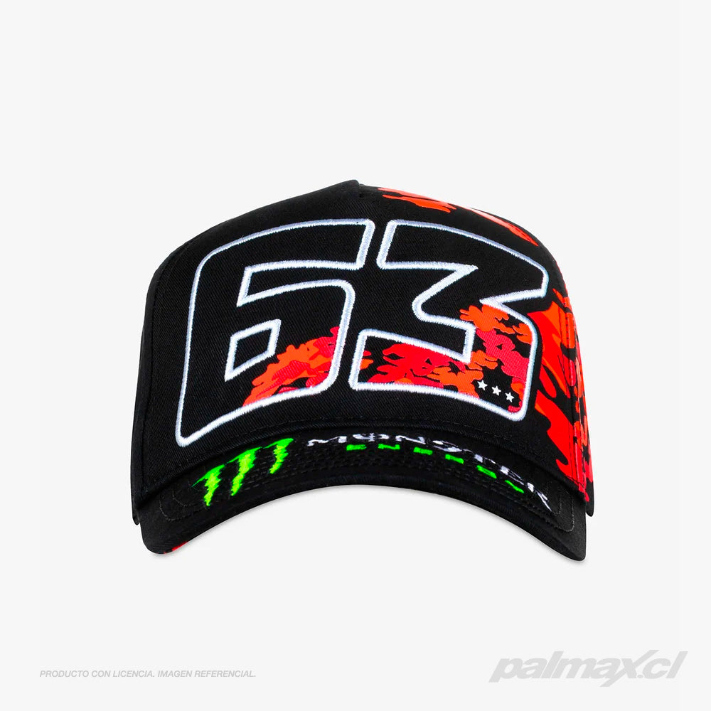 Gorra Bagnaia Monster Energy 63  | VR46