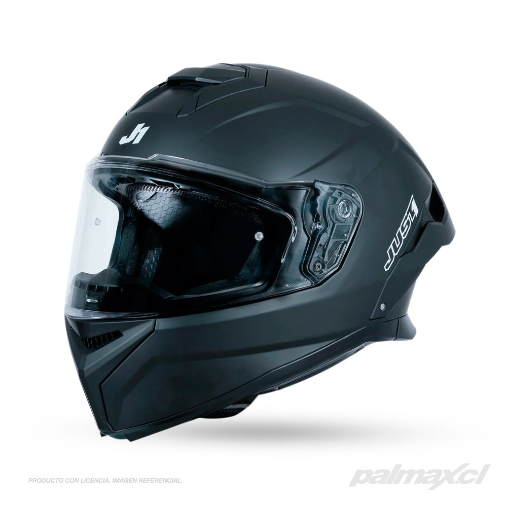 Casco integral para calle modelo J-STR Solid Black Matt | Just 1 Racin