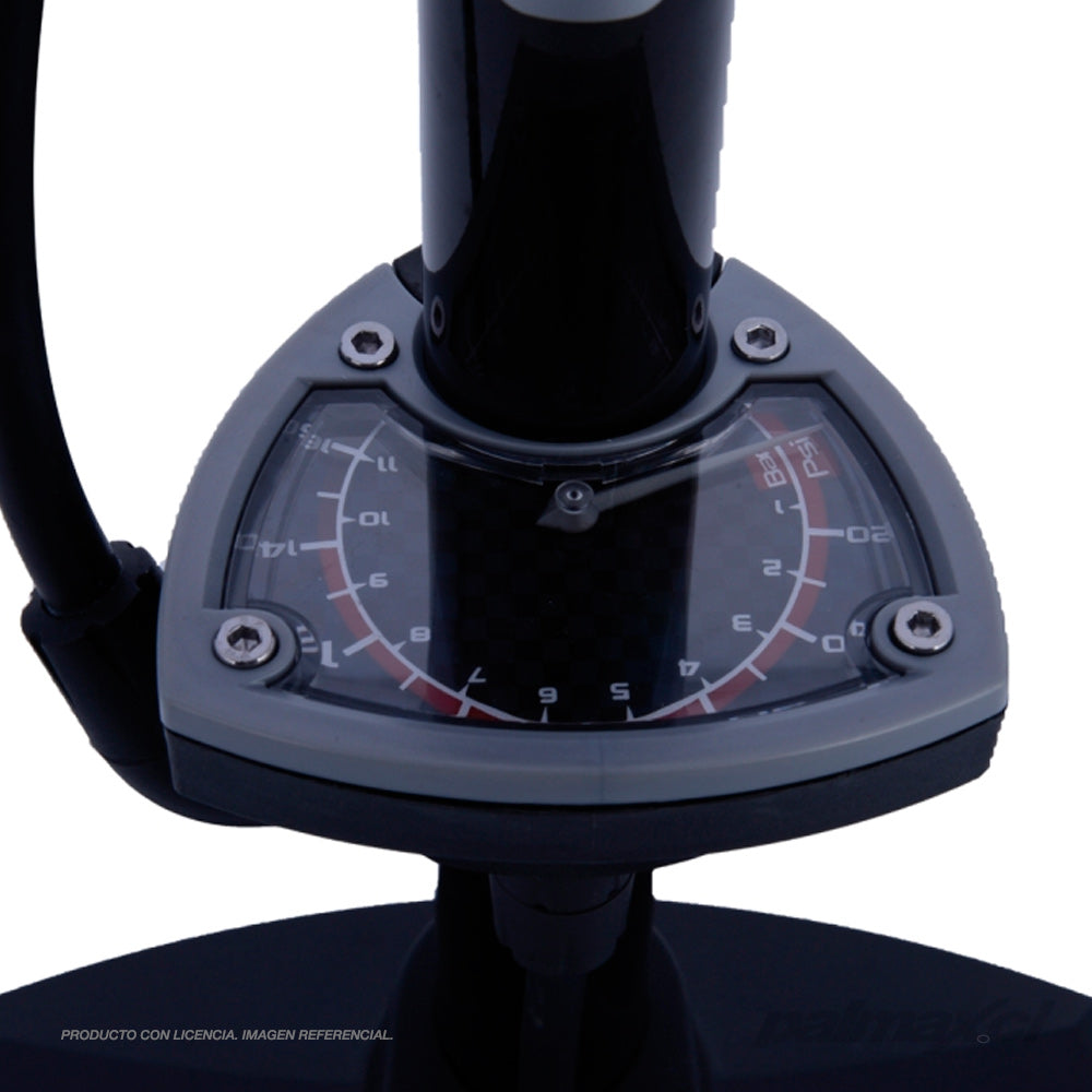 Bombin de aire de piso con manómetro AIRTRACK Pro 2.0 | Oxford Products