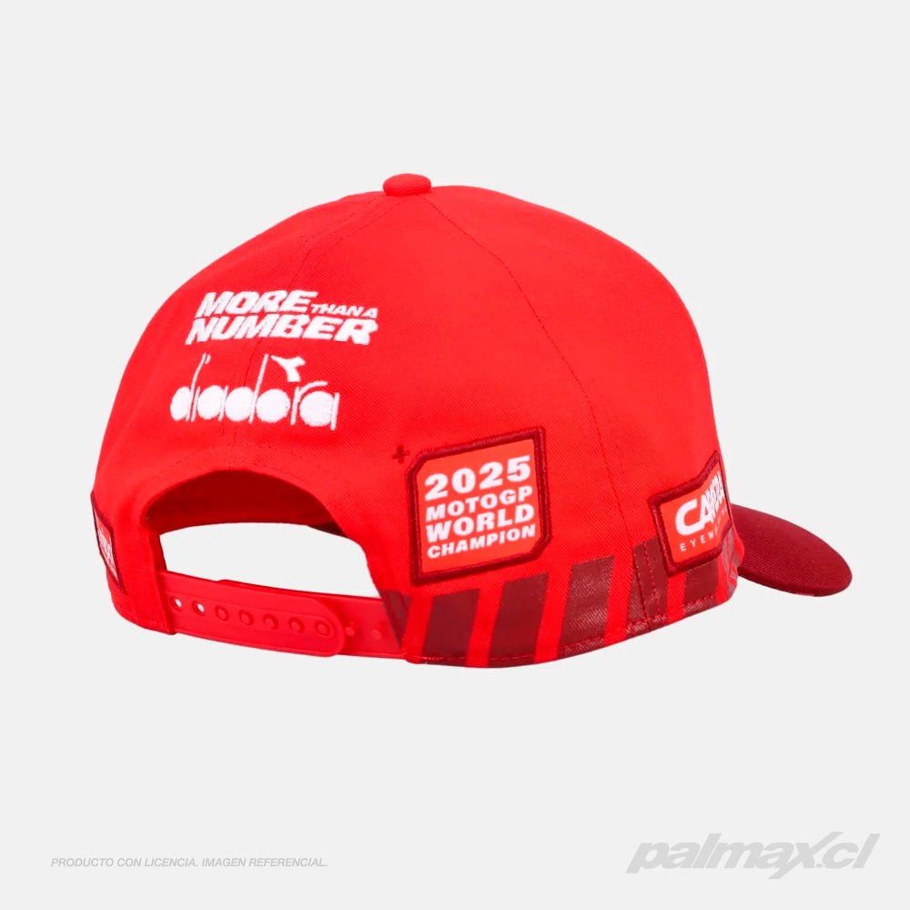 Gorra Ducati x MM93 Colección Doble Tapón - Campeón del Mundo 2025 | GP Racing Apparel