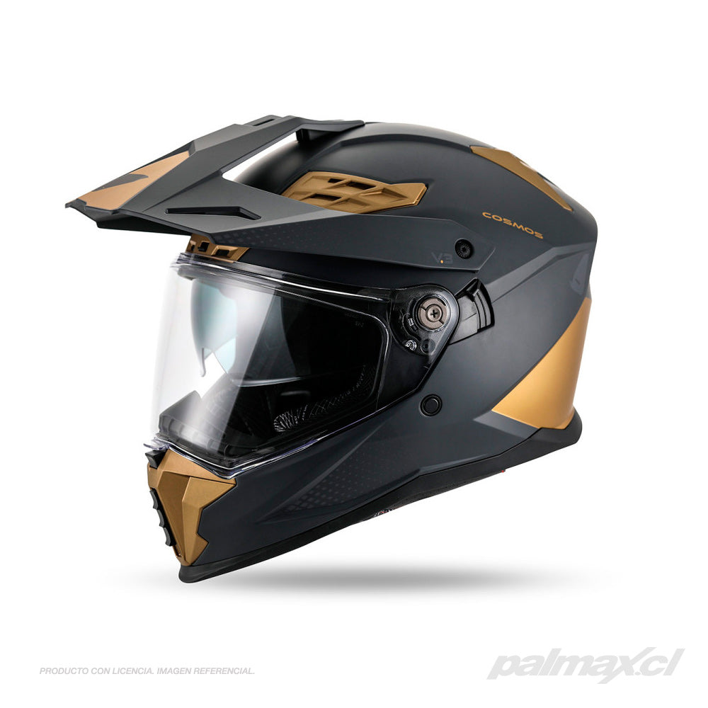 Casco adventure Cosmos Tourer Crossover Dark Grey Bronze | UFO Plast