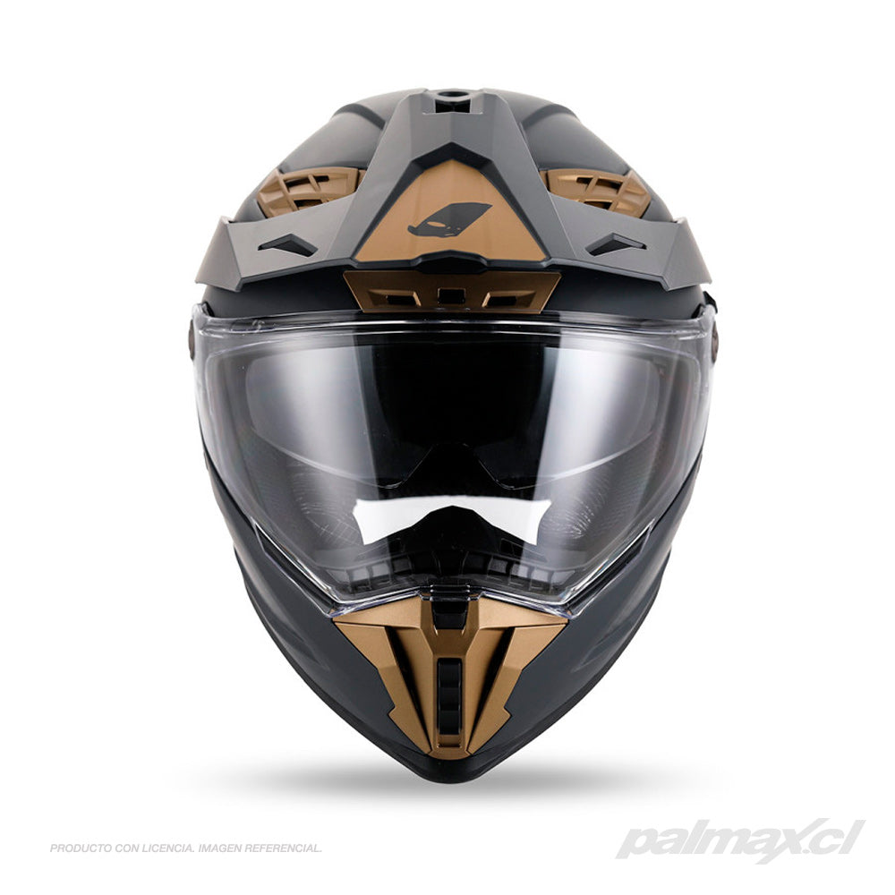 Casco adventure Cosmos Tourer Crossover Dark Grey Bronze | UFO Plast