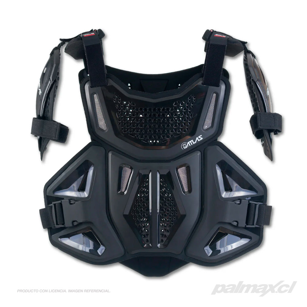 Protector de pecho y espalda / Jofa Defender 2.0 Black (con hombreras) | Atlas Brace