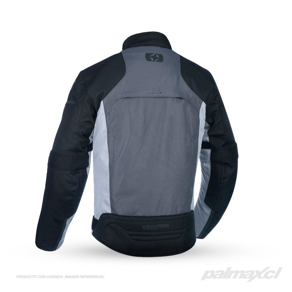 Chaqueta de calle para moto modelo Delta 1.0 Black Red | Oxford