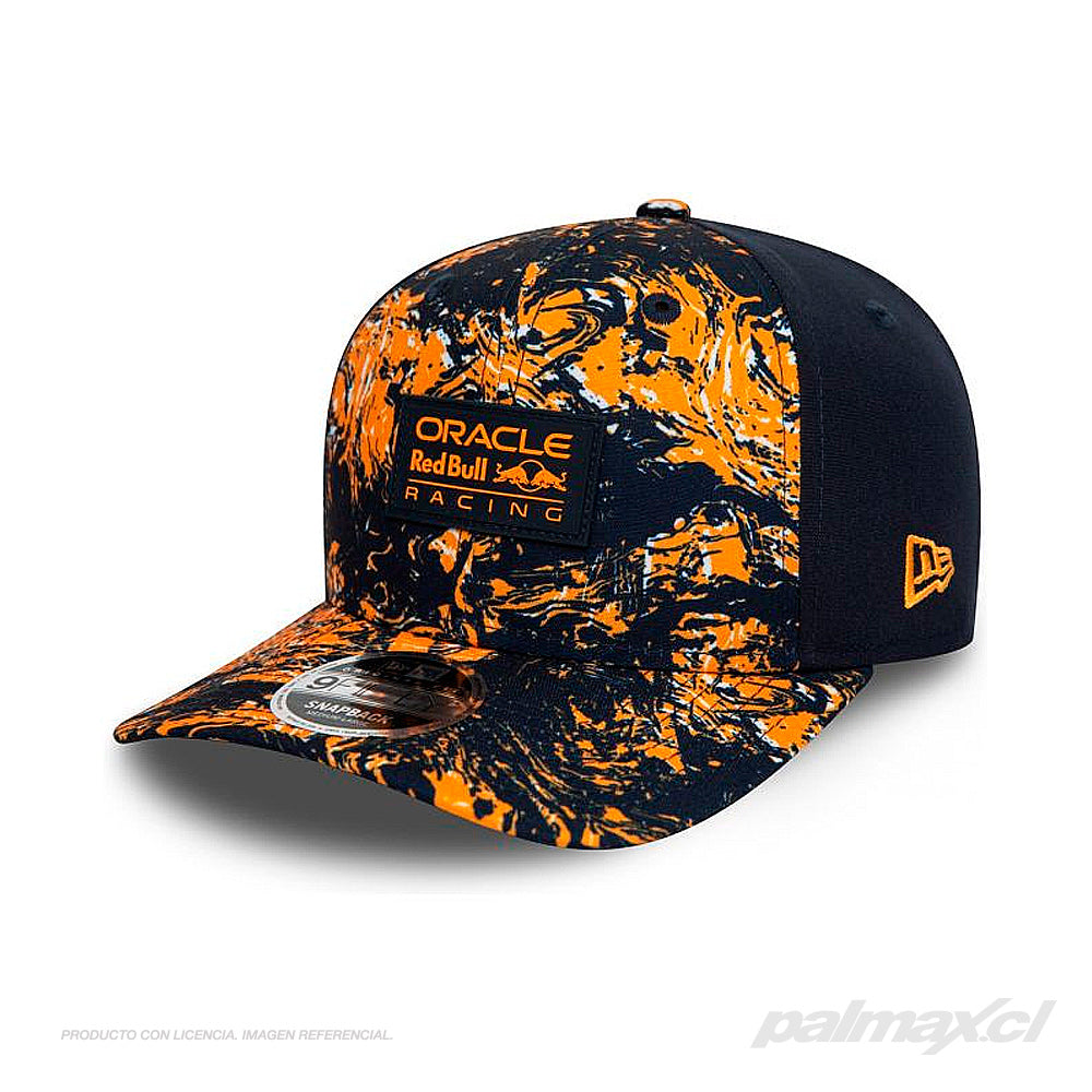 Gorra F1 New Era Oracle Red Bull 9FIFTY AOP PC Orange Blue  | F1 Apparel