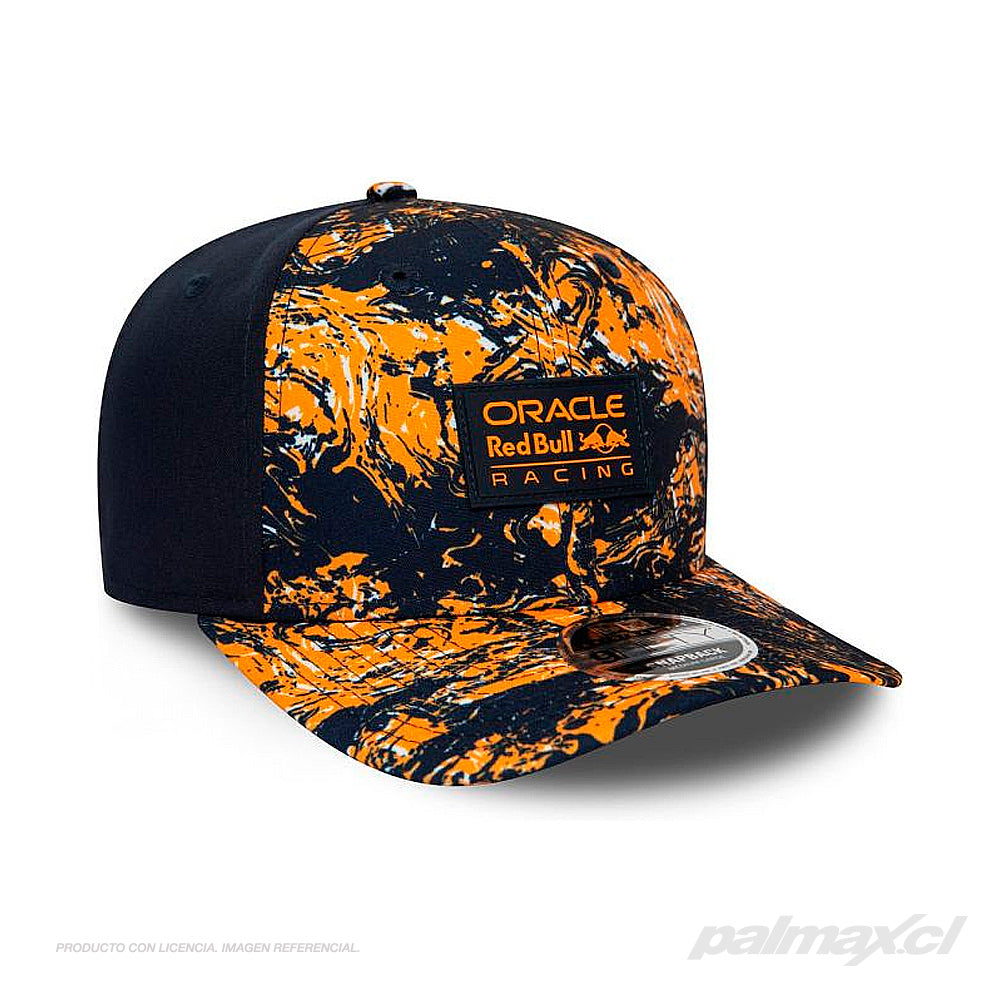 Gorra F1 New Era Oracle Red Bull 9FIFTY AOP PC Orange Blue  | F1 Apparel