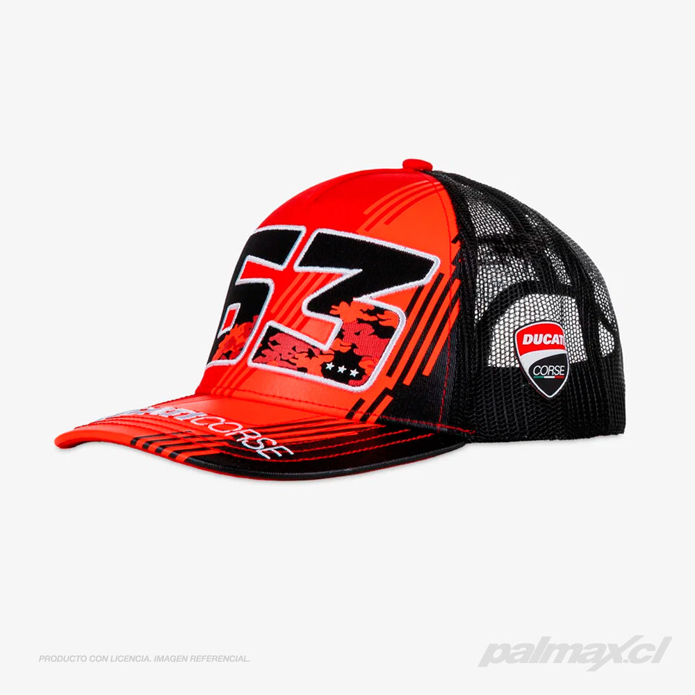 Gorra Trucker Bagnaia 63 Ducati Corse  | VR46