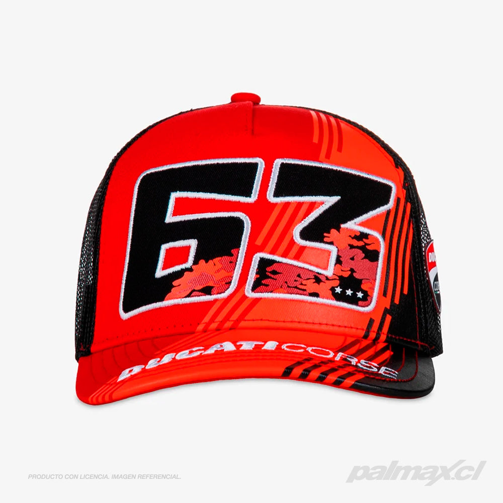 Gorra Trucker Bagnaia 63 Ducati Corse  | VR46