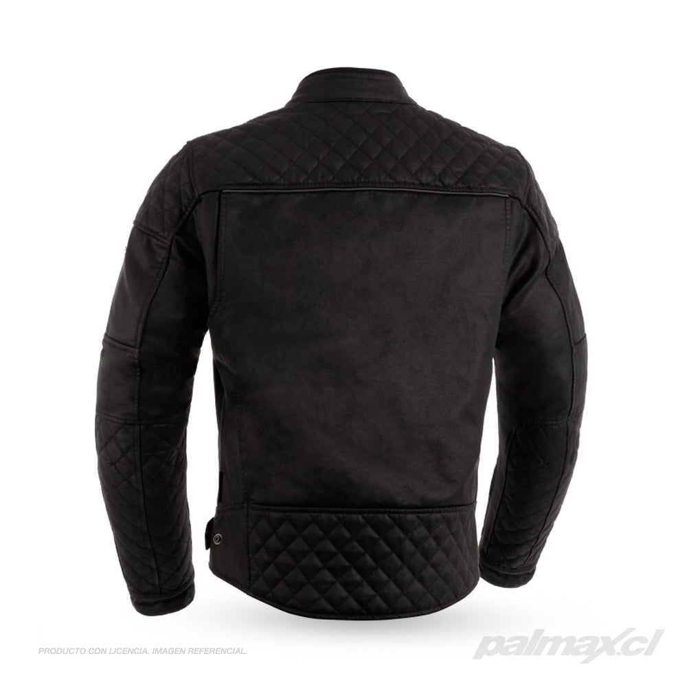 Chaqueta de hombre Hardy 2.0 Wax Cotton color negro | Oxford Products