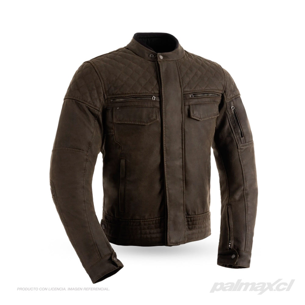 Chaqueta de hombre Hardy 2.0 Wax Cotton color Khaki | Oxford Products