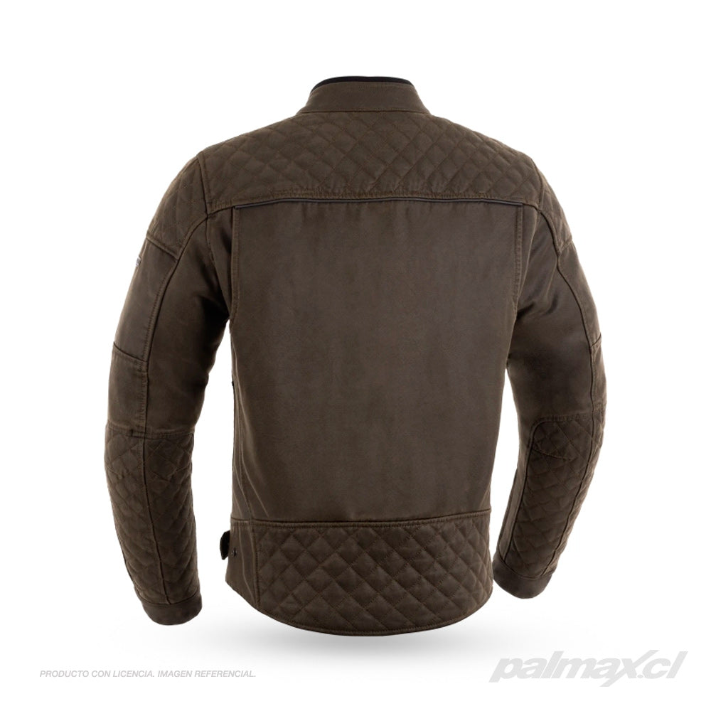 Chaqueta de hombre Hardy 2.0 Wax Cotton color Khaki | Oxford Products