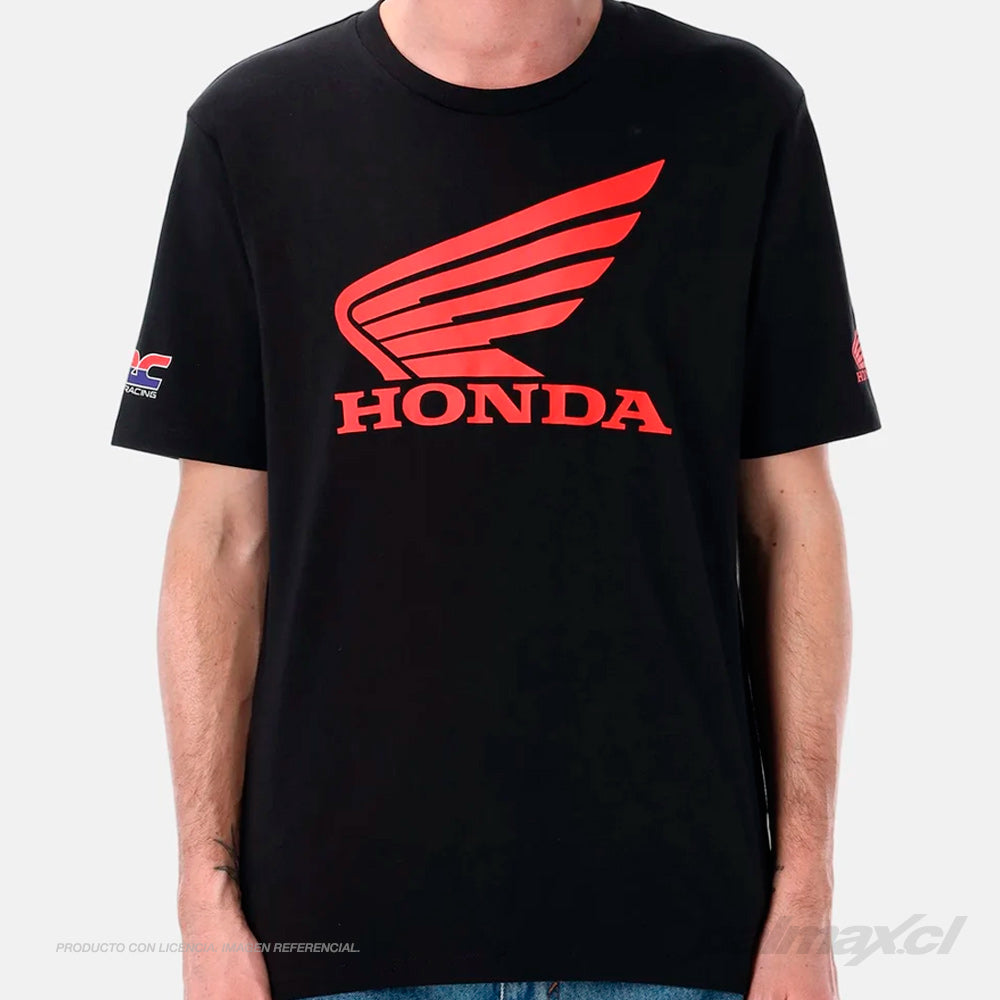Polera / Camiseta Honda Racing Wing Black – Oficial MotoGP | GP Racing Apparel