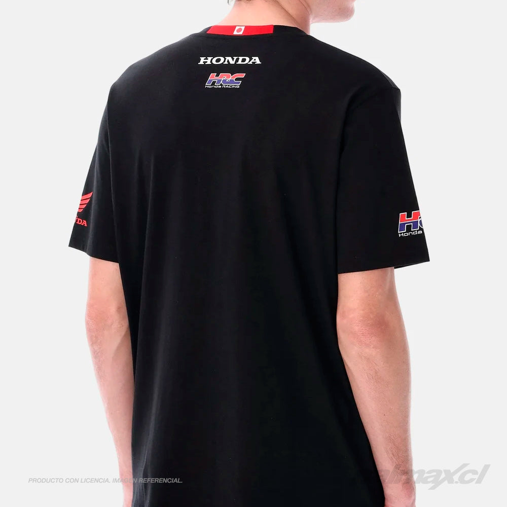 Polera / Camiseta Honda Racing Wing Black – Oficial MotoGP | GP Racing Apparel