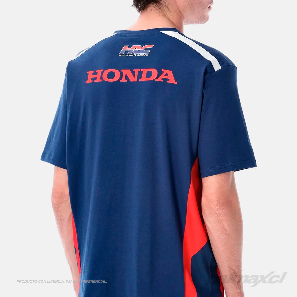 Polera / Camiseta HRC Honda Racing Inserts Blue Arrow | GP Racing Apparel
