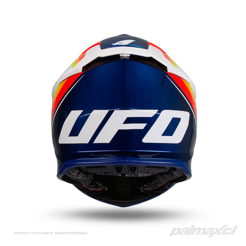 Casco de enduro / motocross Intrepid Blue / White / Neon Yellow | Ufo Plast