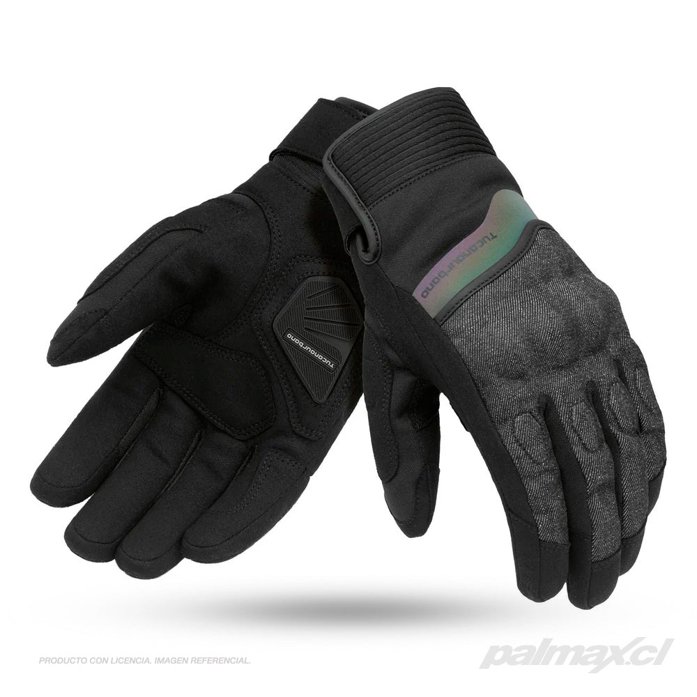 Guantes de mujer para moto de calle modelo LADY BOSS HYDROSCUD® black | T.UR