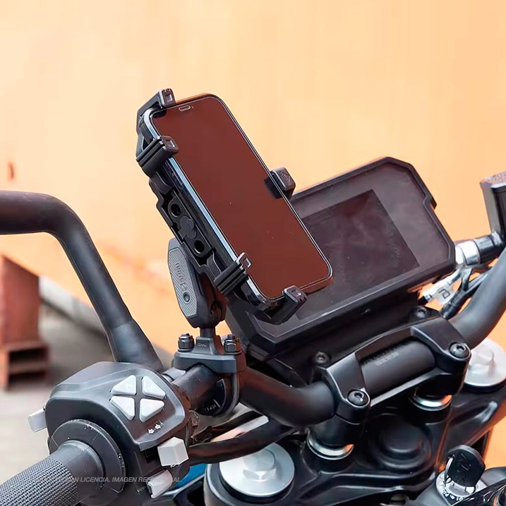 Soporte para celular SMNU kunpeng M2 con amortiguador de aire ajustable para manillar | SMNU